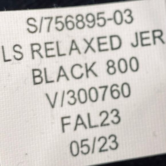 Banana Republic Telma Merino Wool Sweater Relaxed Long Sleeve Dolman Black XL - Picture 12 of 12